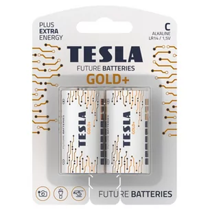 Bateria alk. LR14 TESLA GOLD+ B2 1,5V - Baterie i akcesoria - miniaturka - grafika 1