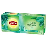 Herbata - Lipton Zielona herbata z nutą mięty 26 g (20 torebek) - miniaturka - grafika 1