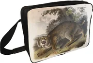 Torby szkolne - Torba na ramię Common American Wildcat James Audubon - miniaturka - grafika 1