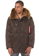 Kurtki męskie - ALPHA INDUSTRIES Męska kurtka dziecięca, ciemnobrązowy., S - miniaturka - grafika 1