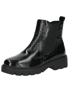 CAPRICE Damskie botki 9-25413-43, Black Naplak, 39 EU - Botki damskie - miniaturka - grafika 1