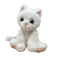 Maskotki i pluszaki - Maskotka Pluszowa Pluszak Przytulanka Kot Kotek Biały 35cm - miniaturka - grafika 1