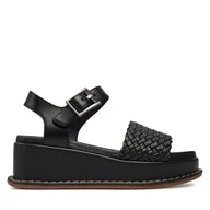 Sandały damskie - Sandały Clarks Kimmei Bay 26176403 Czarny - miniaturka - grafika 1