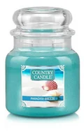 Świece - Country Candle Średnia świeca zapachowa z dwoma knotami Paradise Breeze 453 g - miniaturka - grafika 1