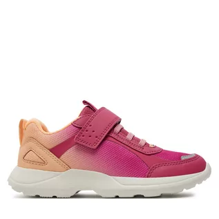 Buty dla dziewczynek - Sneakersy Superfit 1-000211-5520 S Pink/Orange - grafika 1