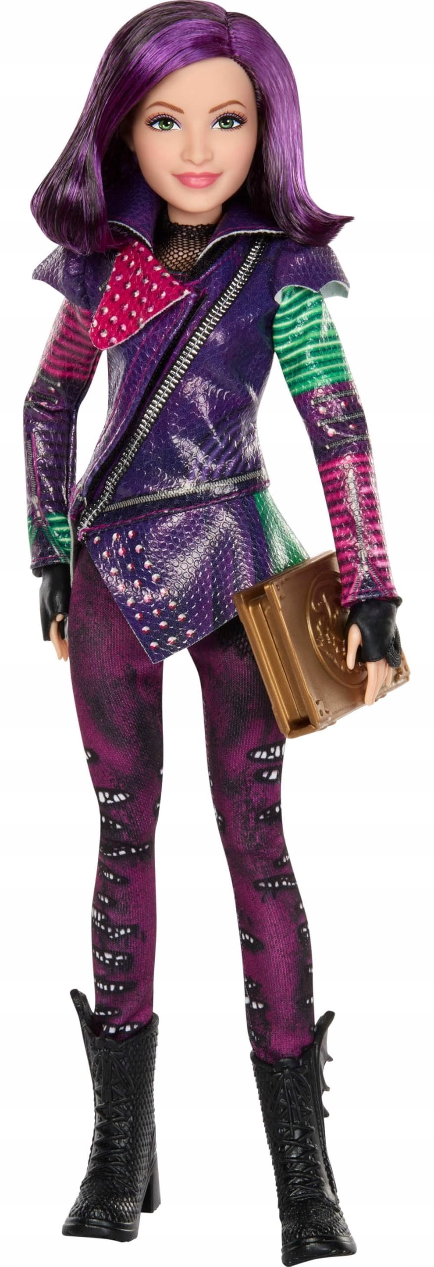 Mattel Disney Descendants Mal – Lalka 10-lecia (JFG74) książka zaklęć