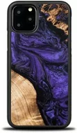 Etui i futerały do telefonów - Bewood Drewniane etui iPhone 11 Pro, Violet - miniaturka - grafika 1
