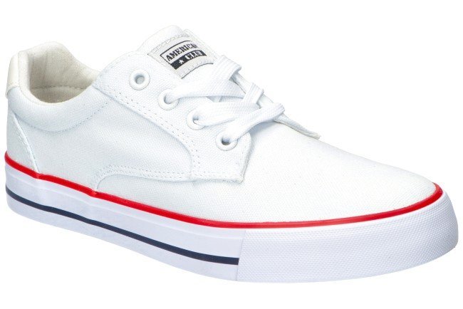 AMERICAN CLUB LH121 ORYGINALNE TENISÓWKI MODNE TRAMPKI DAMSKIE BIAŁE 41