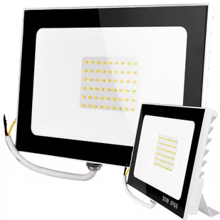 Naświetlacz LED 5500lm 50W NEUTRALNA - Halogeny - miniaturka - grafika 1