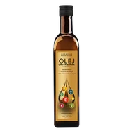 Olej spożywczy - Goldfarmex Złote Oleje Olej Omega&ADEK, tłoczony na zimno, nierafinowany, 250 ml - miniaturka - grafika 1
