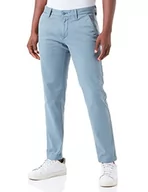 Spodenki męskie - Marc O'Polo Męskie Spodnie Casual, Niebieski (866), 32W / 30L - miniaturka - grafika 1