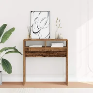 Pozostałe meble ogrodowe - vidaXL vidaXL Stolik konsolowy, stare drewno, 78x30x80 cm - miniaturka - grafika 1