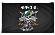 Flagi i akcesoria - Mil-Tec - Flaga - 90x150cm - Special Forces - 16789000 - miniaturka - grafika 1