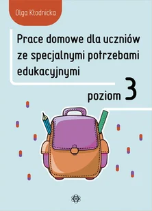 Harmonia Prace domowe dla uczniów ze specjalnymi potrzebami edukacyjnymi. Poziom 3 Olga Kłodnicka - Podręczniki dla szkół podstawowych - miniaturka - grafika 1