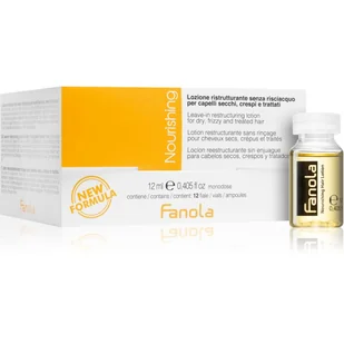 Fanola Nourishing, ampułki nawilżające, 12 szt. x 12ml - Maski do włosów - miniaturka - grafika 1