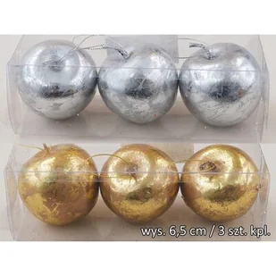 Jabłko zawieszka 6,5 cm - Ozdoby bożonarodzeniowe - miniaturka - grafika 1