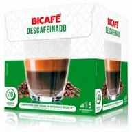 Kawa w kapsułkach i saszetkach - BICAFÉ BICAFÉ Descafeinado (kawa bezkofeinowa) 10 kapsułek do Delta Q - miniaturka - grafika 1
