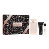 Zestawy perfum damskich - Narciso Rodriguez For Her Musc Nude zestaw woda perfumowana spray 100ml + balsam do ciała 50ml + woda perfumowana spray 10ml - miniaturka - grafika 1