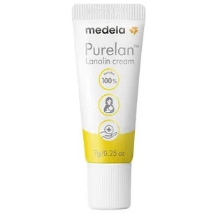 Medela NOWOŚĆ MEDELA PURELAN 100 7g maść lanolinowa na bolące brodawki - Żele i maści lecznicze - miniaturka - grafika 1