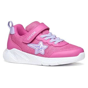 Geox J Sprintye Girl A Sneakersy dziewczęce, Fioletowy, 30 EU - Buty dla dziewczynek - miniaturka - grafika 1