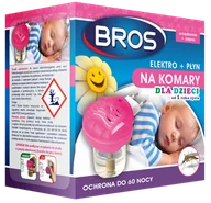 Zwalczanie i odstraszanie szkodników - Bros Sp z o.o elektro+płyn na komary dla dzieci od 1 r.ż 453 - miniaturka - grafika 1