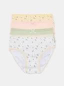 Majtki dla dzieci - Sinsay - Bawełniane majtki 4 pack - wielobarwny - miniaturka - grafika 1