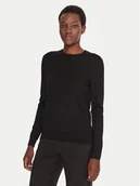 Swetry damskie - BOSS Sweter Ferpina 50544987 Czarny Slim Fit - miniaturka - grafika 1