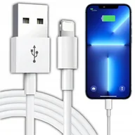 Kable USB - KABEL LIGHTNING ŁADOWARKA DO IPHONE QUICK CHARGE SZYBKIE ŁADOWANIE 1M USB B - miniaturka - grafika 1