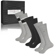 Skarpetki męskie - TOMMY HILFIGER Skarpety Męskie Bawełna Zestaw Prezent 3 Pary Rozmiar 39/42 - miniaturka - grafika 1