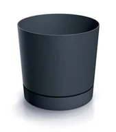 Donice - Osłonka doniczki Tubo 11cm antracytowa Prosperplast - miniaturka - grafika 1