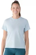Bielizna sportowa damska - Smartwool W'S Perfect Crew Short Sleeve Tee, M06 winter sky h, M - miniaturka - grafika 1