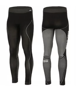 LEGGINSY GATTA THERMO MAN FUGO/BLANC (kolor black-grey, rozmiar XXS) - Kalesony - miniaturka - grafika 1