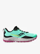 Buty sportowe damskie - Buty trailowe damskie Saucony Peregrine 12 - cool mint/acid - miniaturka - grafika 1