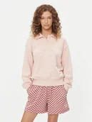 Bluzy damskie - Reebok Bluza II5588 Różowy Regular Fit - miniaturka - grafika 1