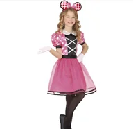 Stroje karnawałowe - Strój dziecięcy różowa myszka -116 - miniaturka - grafika 1