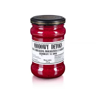 MIODOWY DETOKS 370g, oczyszczający, słodki, nierozgrzewany, 100 lat tradycji, zdrowy - Miód - miniaturka - grafika 1