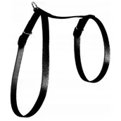 Pozostałe akcesoria dla kotów - ZOLUX Szelki dla kota 10mm, nylon, czarne - miniaturka - grafika 1