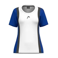 Koszulki sportowe damskie - Koszulka damska Head CLUB 25 TECH T-Shirt Women Royal/White S - miniaturka - grafika 1