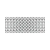 Wykładziny - Chodnik dywanowy Adrianie czarno-biały 50 x 180 cm Inspire - miniaturka - grafika 1