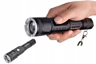 Latarki - Latarka Led Mocna Zoom Cree akumulatorowa taktyczn - miniaturka - grafika 1