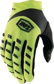 Rękawiczki rowerowe - 100% Rękawiczki 100% AIRMATIC Glove fluo yellow black roz. L długość dłoni 193-200 mm NEW - miniaturka - grafika 1