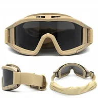 Księgarnia OUTLET - EXTRALINK MILITARY OKULARY TAKTYCZNE GOGLE WOJSKOWE OCHRONNE ASG STRZELECKIE AIRSOFT MIL-678 - miniaturka - grafika 1