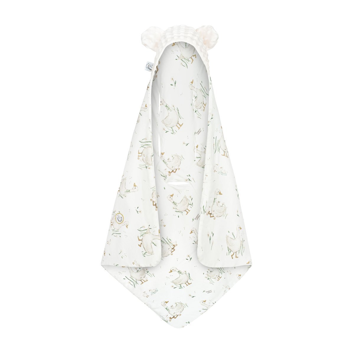 Bonjour Cherie Kocyk bambusowy do fotelika samochodowego 90/90 Gąski minky ecru