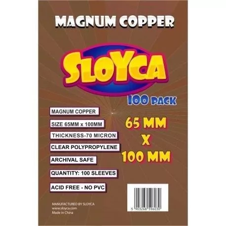 Koszulki Magnum Copper 65x100mm  SLOYCA