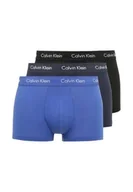 Majtki męskie - Calvin Klein Bokserki Męskie TRUNKI 3-Pak Wielokolorowy, Rozmiar M - miniaturka - grafika 1
