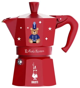 Bialetti Moka Express 3tz 150 ml Joyful Christmas czerwony - Zaparzacze i kawiarki Bialetti Moka Express 3tz 150 ml Joyful Christmas czerwony - Zaparzacze i kawiarki - miniaturka - grafika 1