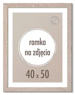 Ramki na zdjęcia - Ramka 40X50 Cm Na Zdjęcia Foto Rama 50X40 Dąb Sonoma Brązowa - miniaturka - grafika 1