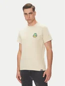 Koszulki męskie - Etnies T-Shirt Camp Vibes 4130003782 Beżowy Regular Fit - miniaturka - grafika 1