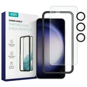 Szkła hartowane na telefon - ESR Szkło hartowane Protector Set 2-Pack do Samsung Galaxy S23 Przezroczysty - miniaturka - grafika 1