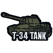Odzież taktyczna i umundurowanie - Patch T-34 85mm x 50mm - miniaturka - grafika 1